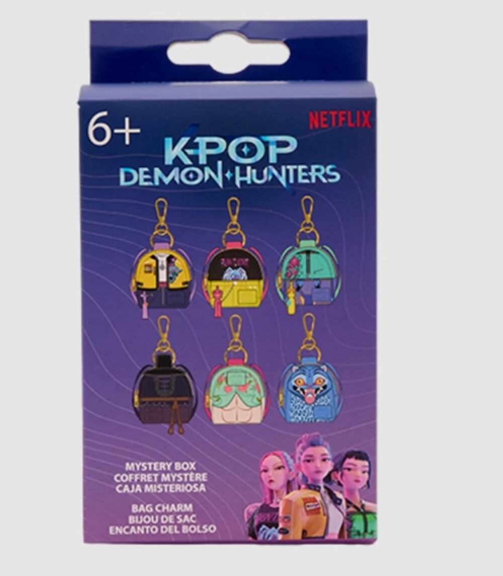 Loungefly KPop Demon Hunters Cosplay Mystery Mini Backpack Keychain Charm